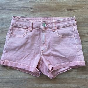 AE Hi Rise shortie, super stretch, dusty coral